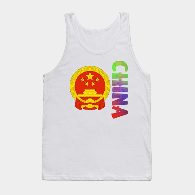 China - Chinese Coat of Arms Design Tank Top by Naves